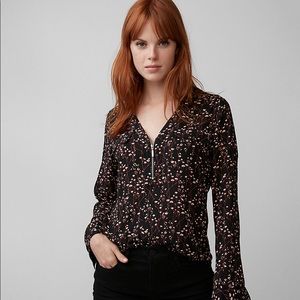 Express Floral Vine Print Blouse